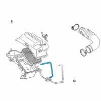 OEM 2000 Toyota Celica Air Hose Diagram - 17342-22010