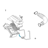 Genuine Toyota Camry Pressure Sensor Tube diagram