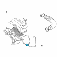 OEM 1999 Toyota Land Cruiser Vacuum Valve Diagram - 90910-12268