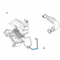 OEM 2005 Toyota Celica Air Hose Diagram - 17341-22020