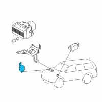 OEM 1997 Chrysler Sebring Electrical Relay Diagram - MB398020