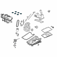 OEM 2004 Ford Explorer Sport Trac Manifold Gasket Diagram - 4L2Z-9461-BA