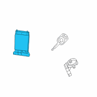 OEM 2009 Mercury Milan Module Diagram - 8E5Z-15604-B