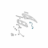 OEM 2014 Jeep Compass Release-Hood Latch Diagram - 5074169AE