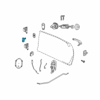 OEM 2005 Chrysler PT Cruiser Dr Check-Front Door Diagram - 5067252AB