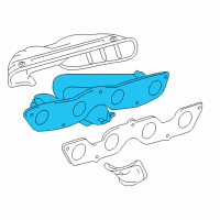 OEM 2006 Toyota Prius Exhaust Manifold Diagram - 17141-21120