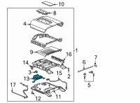 OEM GMC Latch Diagram - 84947724