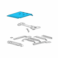 OEM 2005 Ford Excursion Floor Pan Diagram - YC3Z7811215AA