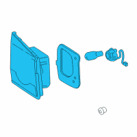 OEM Chevrolet Cruze Back Up Lamp Assembly Diagram - 95389371
