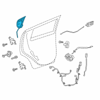 OEM 2017 Chevrolet Sonic Handle, Outside Diagram - 42564398