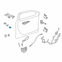 OEM 2014 Cadillac ATS Control Rod Diagram - 13590042