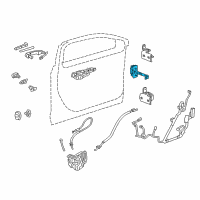 OEM 2020 Cadillac CT4 Door Check Diagram - 84910633