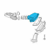 OEM 2009 Pontiac G8 Cover Asm-Air Cleaner Housing Diagram - 92201650