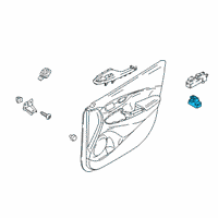 OEM Hyundai Switch Assembly-Mirror Remote Control Diagram - 93530-J9000