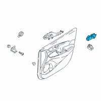 OEM 2021 Hyundai Kona Unit Assembly-Power Window Main Diagram - 93571-J9200