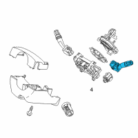 OEM 2011 Ford Edge Signal Switch Diagram - BT4Z-13341-BA