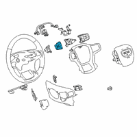 OEM 2020 GMC Sierra 2500 HD Engagement Switch Diagram - 13540145