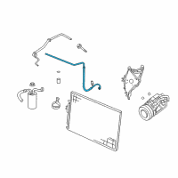 OEM Jeep Liberty Line-A/C Discharge Diagram - 55037818AC