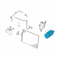 OEM Jeep Liberty COMPRES0R-Air Conditioning Diagram - 55037467AD