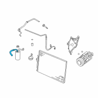 OEM Jeep Liberty Line-A/C Suction Diagram - 55037737AE