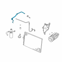 OEM 2006 Jeep Liberty Line-A/C Liquid Diagram - 55037817AH
