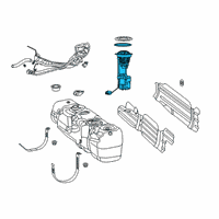 OEM Ram 2500 Fuel Pump/Level Unit Module Diagram - 5147185AA