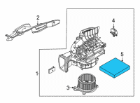 OEM 2022 Nissan Sentra Air Filter Kit-Air Conditioner Diagram - 27277-5NA0A