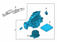 OEM 2021 Nissan Sentra Blower Assy-Front Diagram - 27200-6LB0A