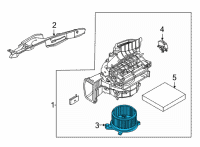OEM Nissan Sentra Blower Assy-Front Diagram - 27220-6LE0A