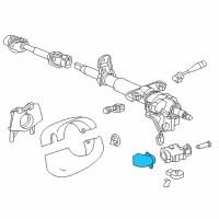 OEM 2000 Saturn LS2 Ignition Switch Diagram - 26087207