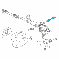 OEM Saturn LW2 Wiper Switch Diagram - 15817766