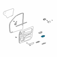 OEM 2004 Toyota Sequoia Window Switch Diagram - 84030-0C030