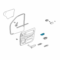 OEM 2014 Toyota Avalon Window Switch Diagram - 84030-0C010