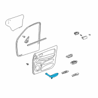 OEM Toyota Armrest Diagram - 74210-0C011-E0