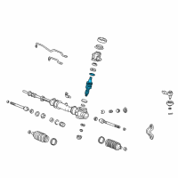 OEM 2003 Hyundai Accent Pinion & Valve Assembly-Power Steering Diagram - 57760-25000