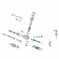 OEM 2004 Hyundai Accent Ball Joint Assembly, Inner Diagram - 57755-25000