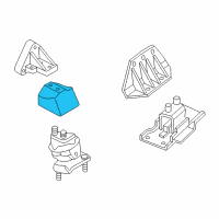 OEM Chrysler Concorde Shield-Engine Mount Diagram - 4593288AB