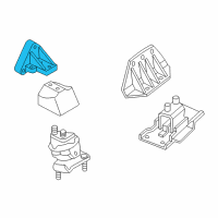 OEM 2004 Chrysler Concorde Bracket-Engine Mount Diagram - 4593243