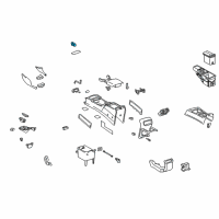 OEM Toyota Cup Holder Diagram - 55604-35050