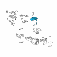 OEM 2014 Toyota 4Runner Shift Indicator Diagram - 35970-35041