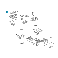 OEM Toyota Cup Holder Diagram - 66991-35030