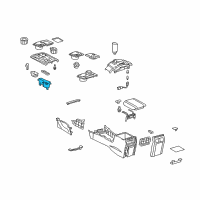 OEM 2015 Toyota 4Runner Holder Diagram - 58806-35010