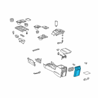 OEM Toyota Rear Panel Diagram - 58923-35040-C0