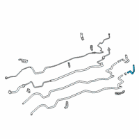 OEM 2019 Lexus RX450hL Hose, Water Diagram - 87245-48G10