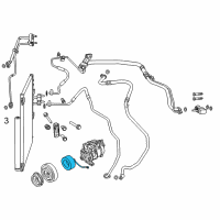 OEM Ram 1500 Coil Kit-Air Conditioning Clutch Diagram - 68231743AA