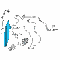 OEM 2015 Ram 1500 Cooler-CONDENSER And Trans Cooler Diagram - 52014632AD