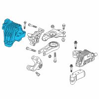 OEM 2017 Chrysler 200 ISOLATOR-Engine Mount Diagram - 4877789AF