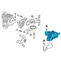 OEM 2017 Chrysler 200 ISOLATOR-Transmission Mount Diagram - 68233389AB