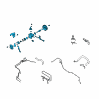 OEM 2003 Nissan Altima Pump Assy-Power Steering Diagram - 49110-8J000