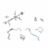 OEM 2004 Nissan Sentra Hose Assy-Power Steering Diagram - 49726-5M000